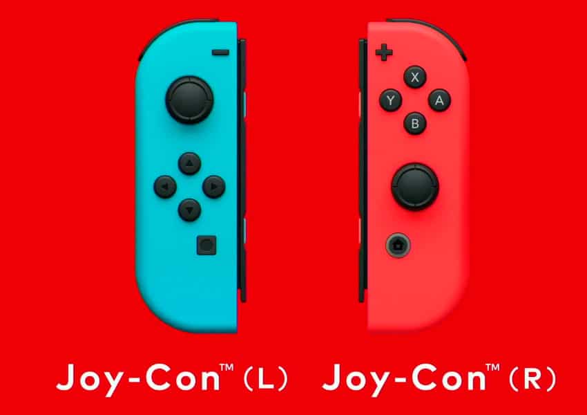 Infografía oficial de los Joy-Con de Nintendo Switch GamersRD