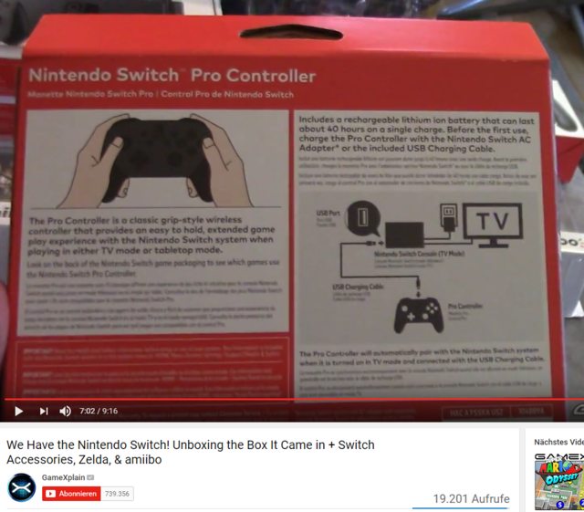 Nintendo Switch Pro Controller Will Auto-Sync Via USB Cable, Battery Will Last Up To 40 Hours -GamersrD
