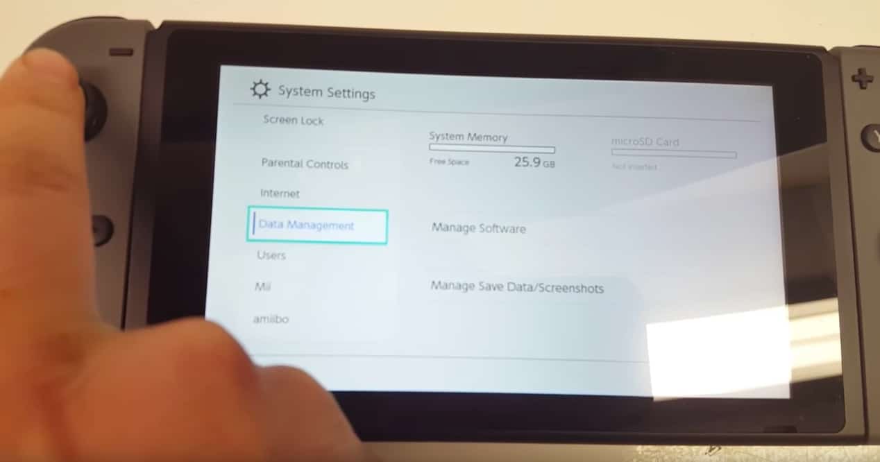 Nintendo Switch sólo podrá utilizar 25.9 GB de memoria incluida-GamersRD
