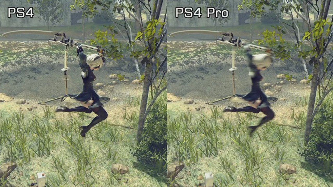 Mira la comparativa gráfica de NieR Automata en PS4 Pro y PS4 -gAMERSrd