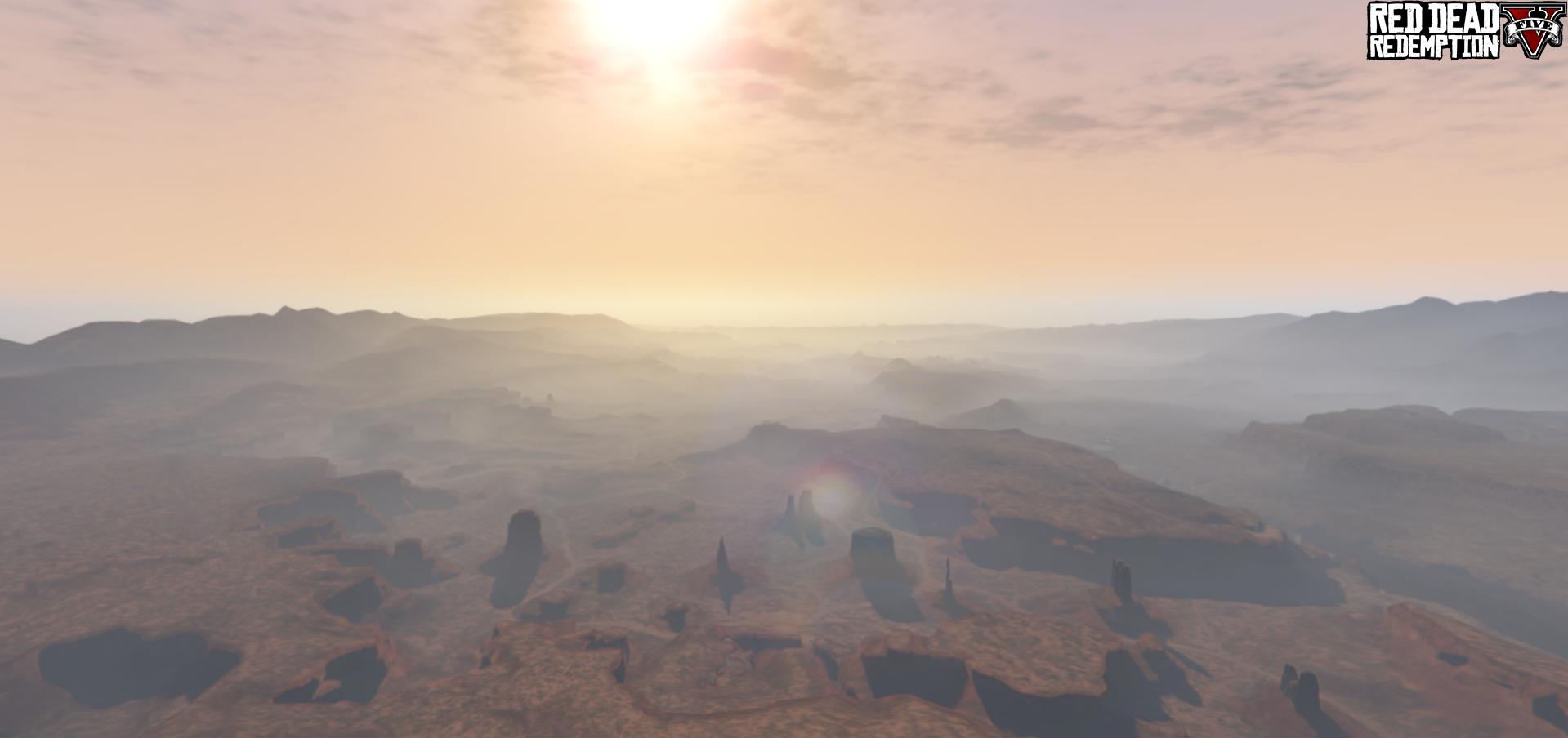 El mapa de Red Dead Redemption ha sido modeado dentro de Grand Theft Auto V