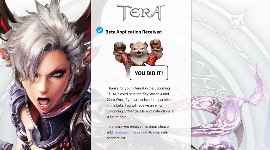 La Beta cerrada de Tera disponible aquí