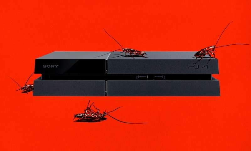 Cuidado! Tu Playstation 4 podría tener cucarachas -gAMERSrd