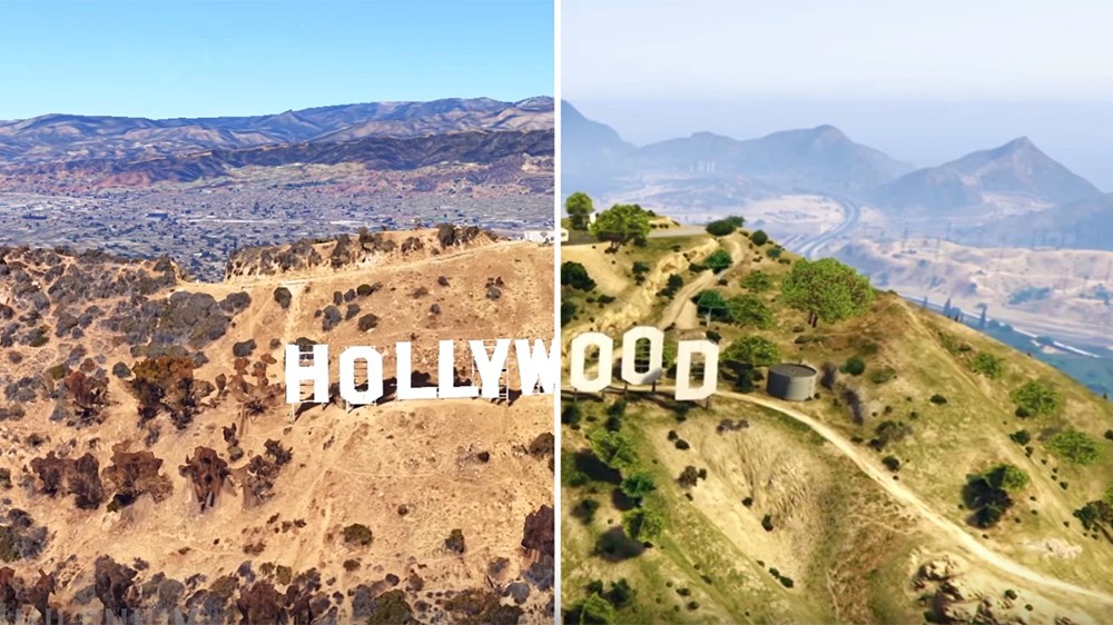 GTA V Mira esta comparación de Los Santos con Los Ángeles mediante Google Earth-GamersRD