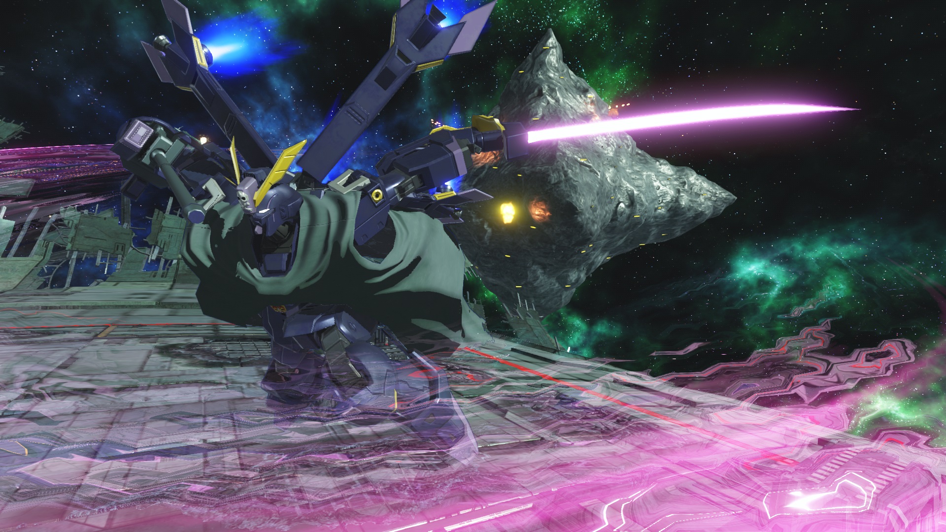 Mira estas geniales imágenes de Gundam Versus en 1080p