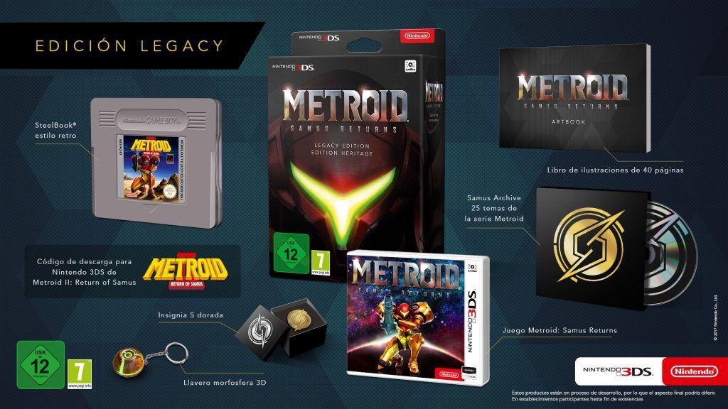 Nintendo anuncia la edición para coleccionistas de Metroid: Samus Return