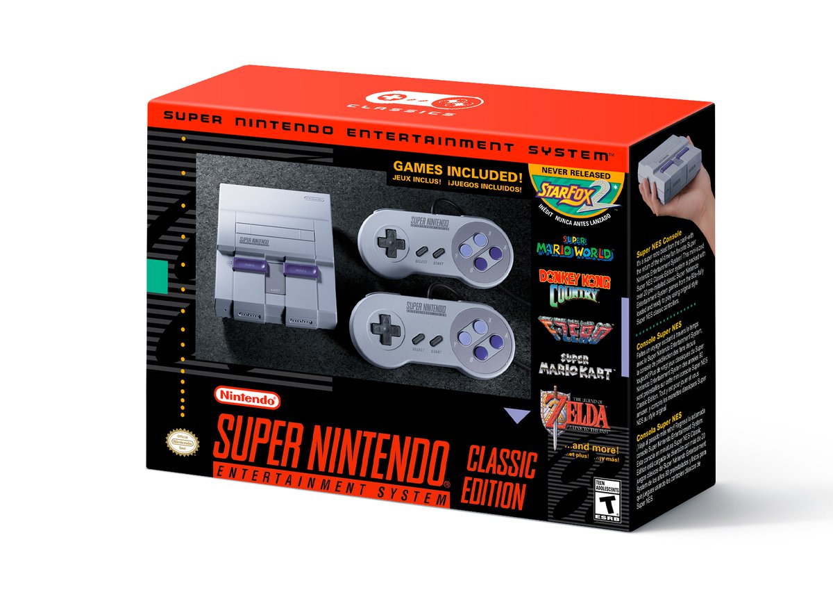 Nintendo anuncia el Super Nintendo Classic, vendrá con 21 juegos -GamersRD