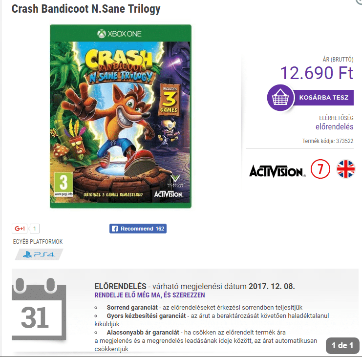 ¿Llegara Crash Bandicoot a Xbox One? Al parecer si