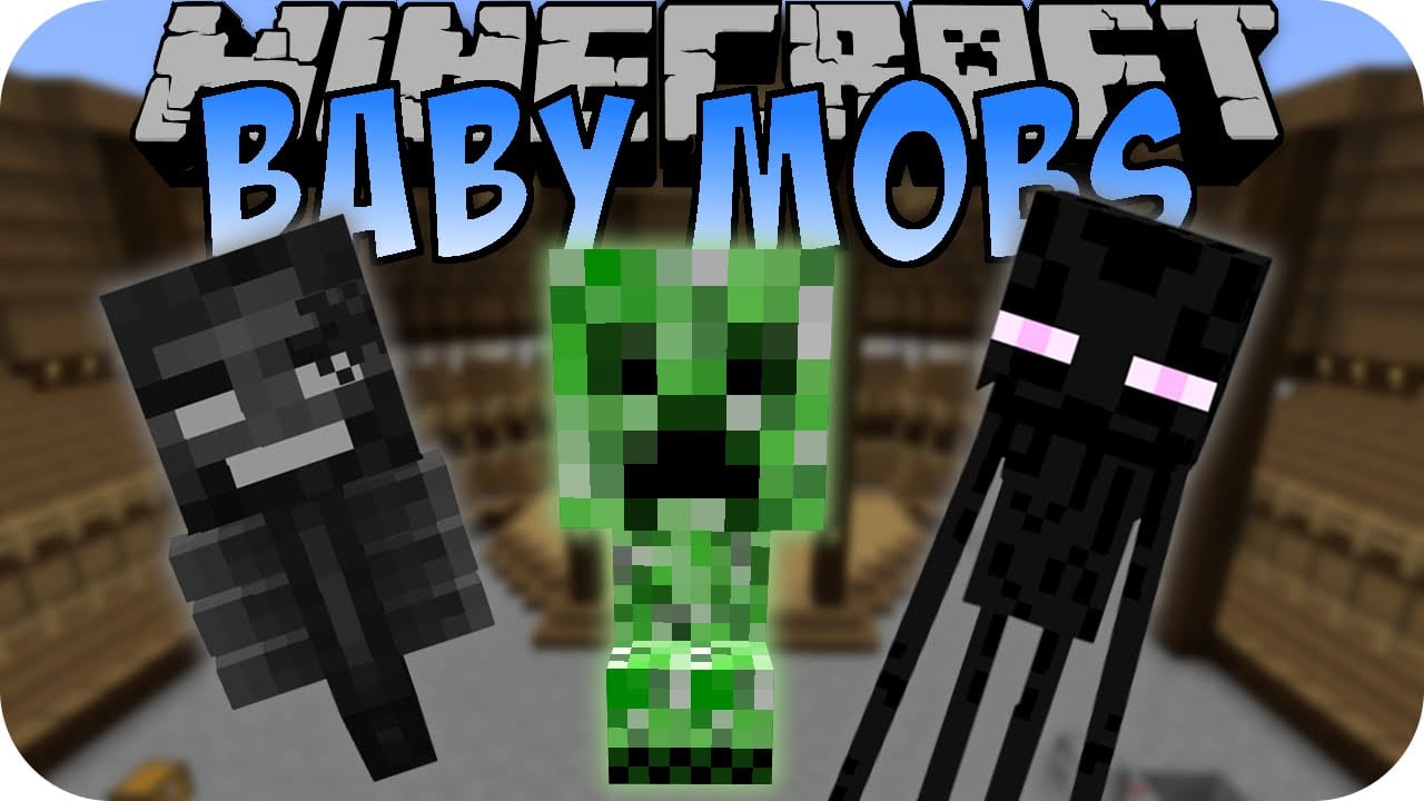 Baby Mobs Mod-Minecraft-GamersRD