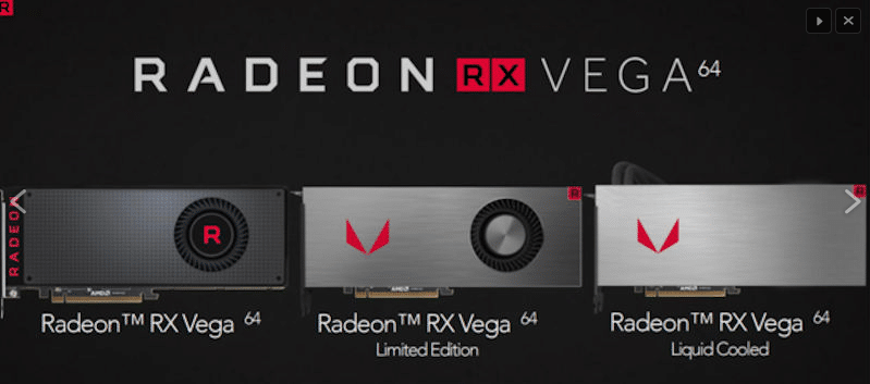 Radeon RX Vega 64 y 56 anunciadas, compiten con la GTX 1080/1070