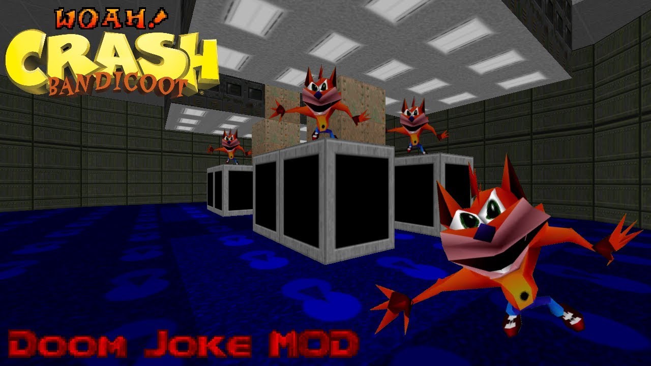 Mod en Doom reemplaza a cada enemigo con el famoso personaje de Crash Bandicoot GamersRD