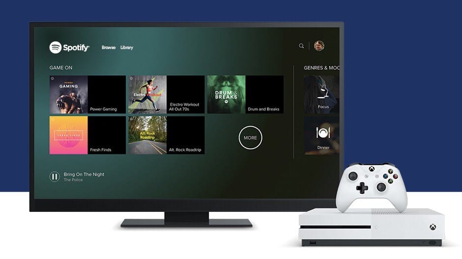 Spotify llega a Xbox One-GamersRD