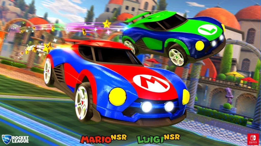 Rocket League para Nintendo Switch tiene carros con temáticas de Super Mario y Metroid