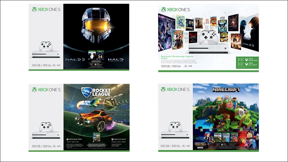 Cuatro nuevos bundles de Xbox One S anunciados para esta temporada navideña-GamersRD