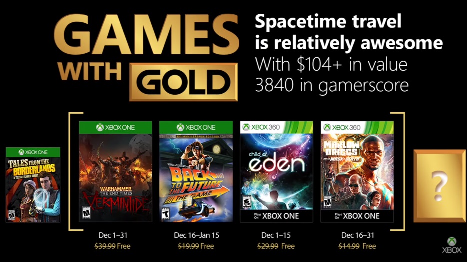 Xbox Games with Gold de Diciembre-GamersRD
