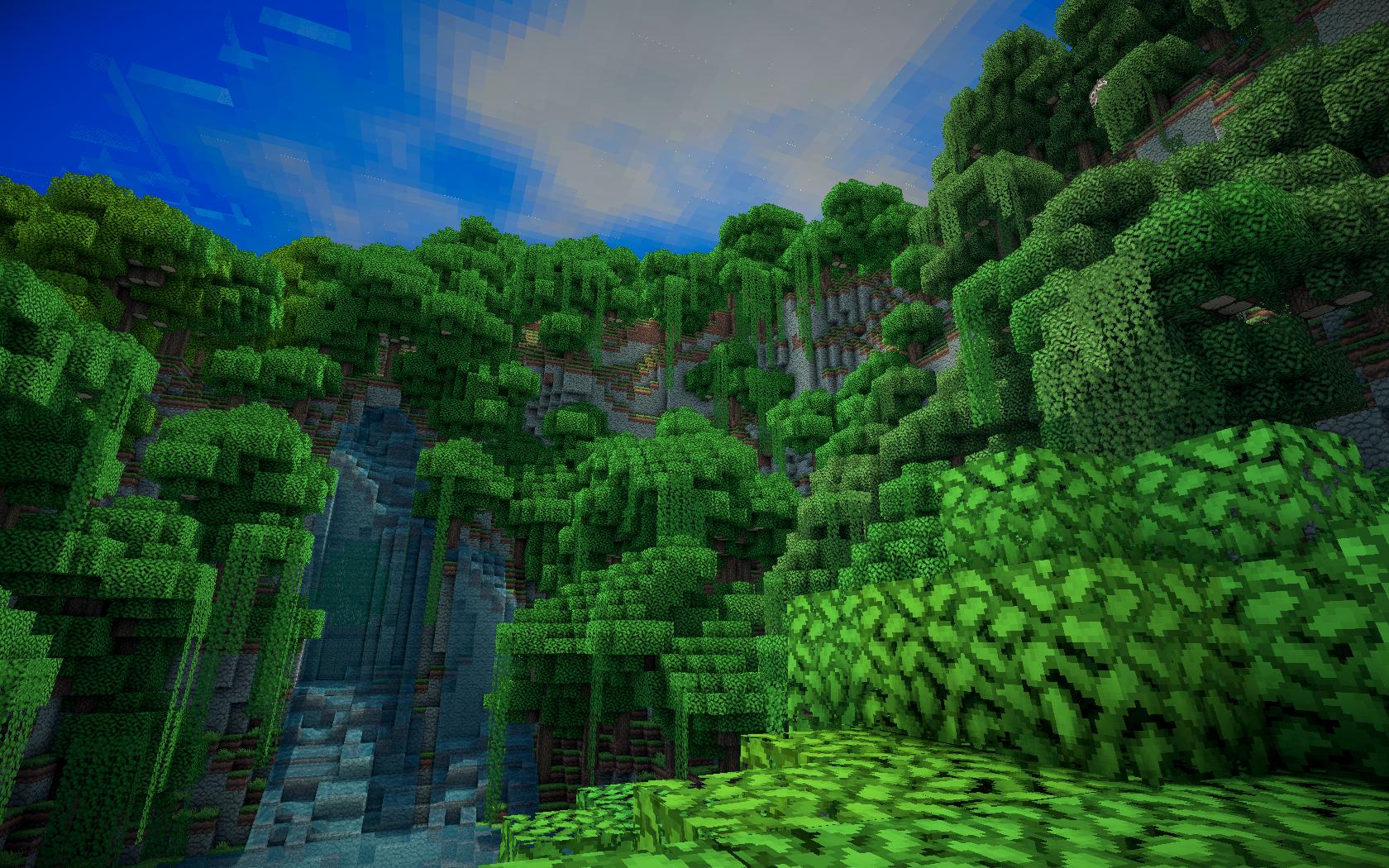 Jungle Stream Map para Minecraft -GamersRD