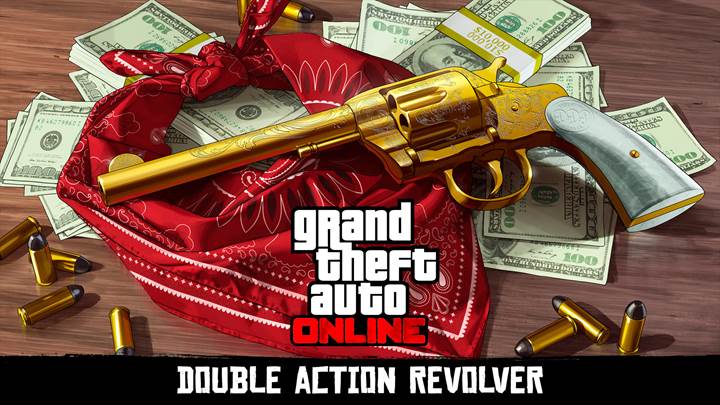 Revólver de Doble Acción Disponible en GTA Online y Red Dead Redemption 2