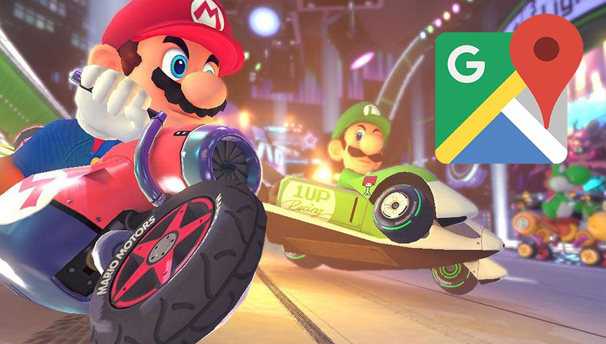 Mario Kart y google GamersRD