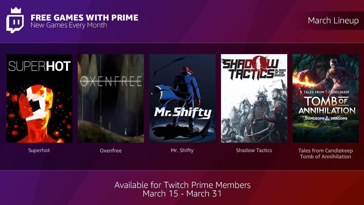 Twitch Prime-Free Games--GamersRD