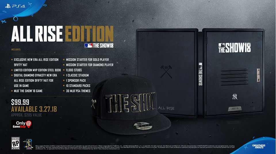 unboxing de MLB The Show 18 All Rise Edition -GamersRD