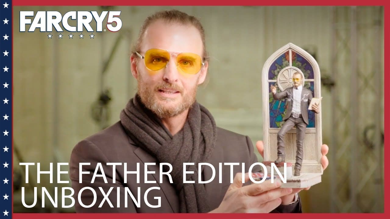 Far Cry 5 Father Edition Unboxing with Greg Bryk (The Father)-GamersRD