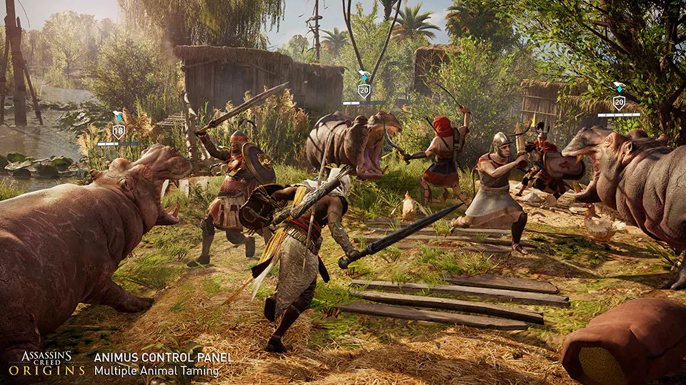 panel de control Animus en Assassin’s Creed Origins-GamersRD