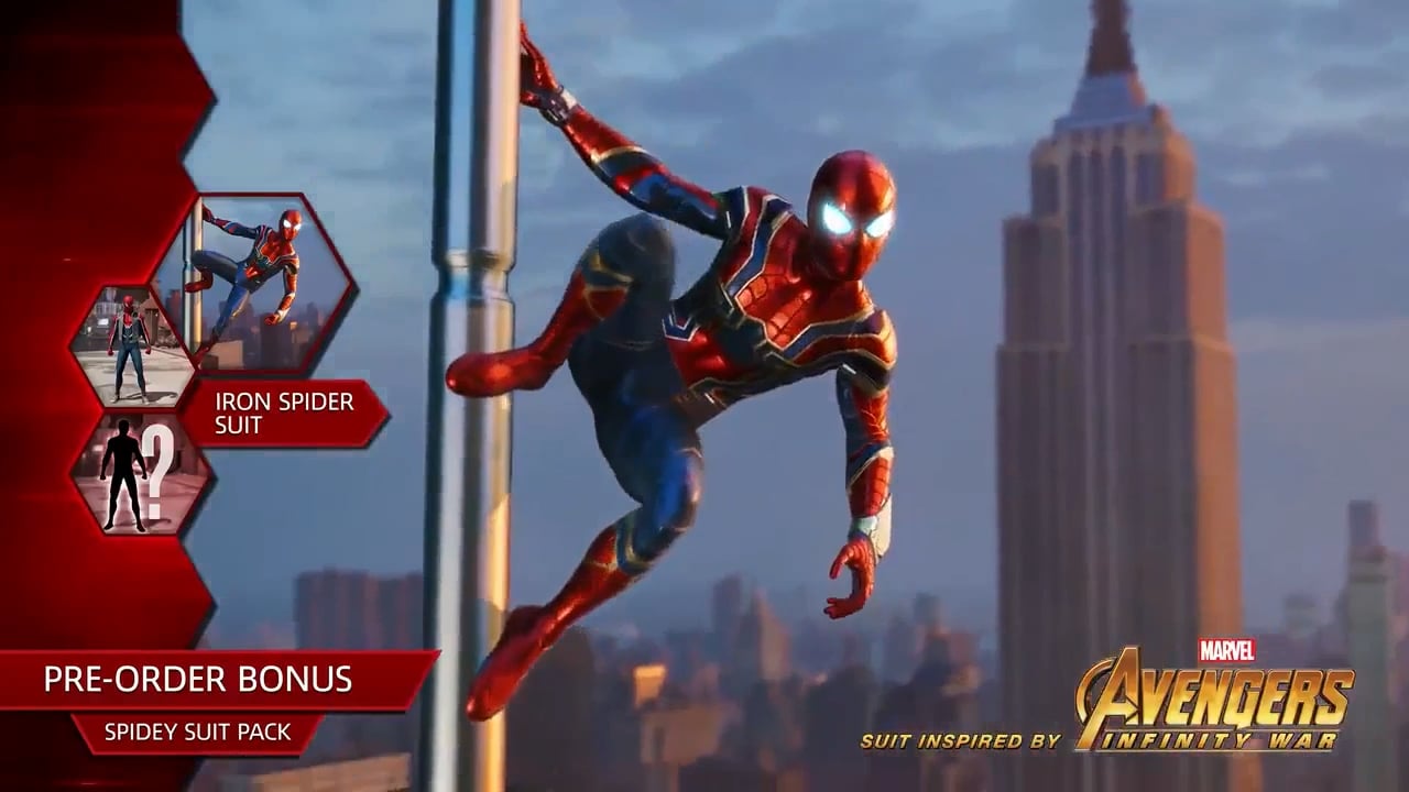 El traje de Spider-Man de Avengers: IW confirmado para el juego de PS4