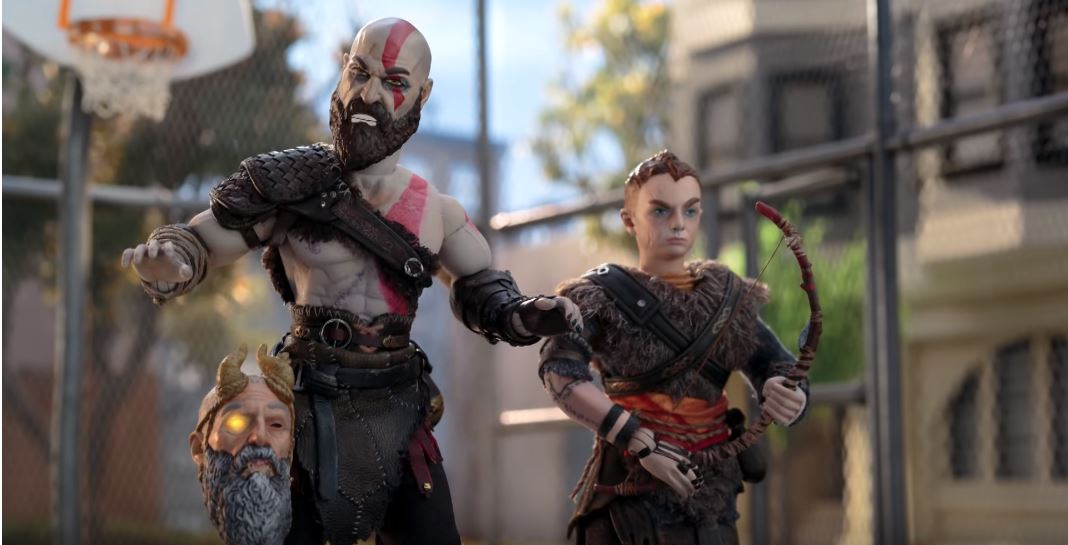 Adult Swim God of War PlayStation 4 Pro con Kratos y Atreus-GamersRD