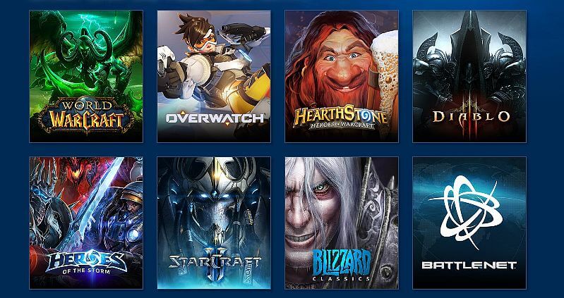 todos los juegos de Blizzard GamersRD