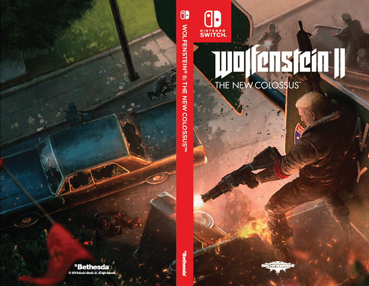 Wolfenstein II: The New Colossus para Switch tendrá un artes alternativos para su portada oficial