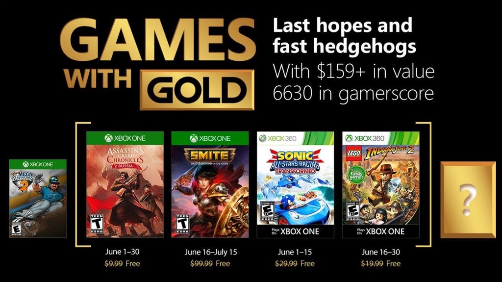 Estos son los Games With Gold de Xbox Live de Junio 2018