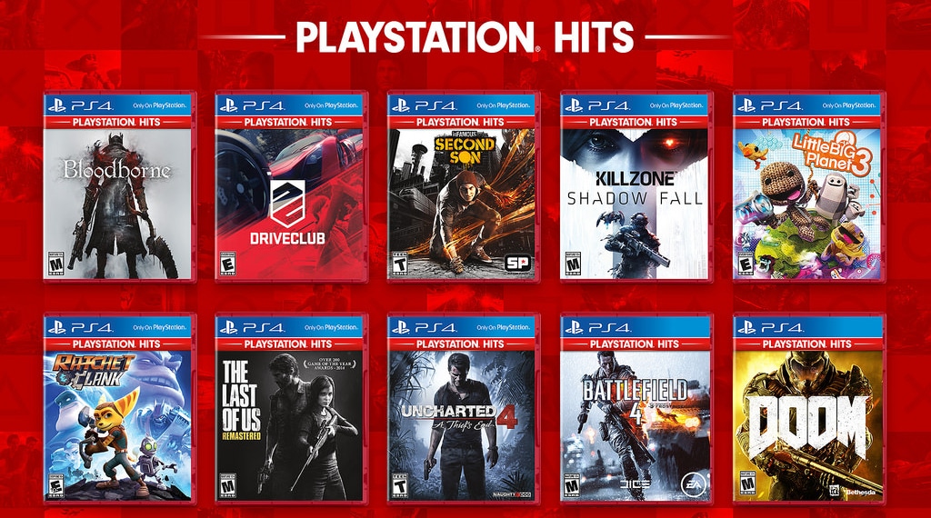 Sony presenta la línea PlayStation Hits en PS4