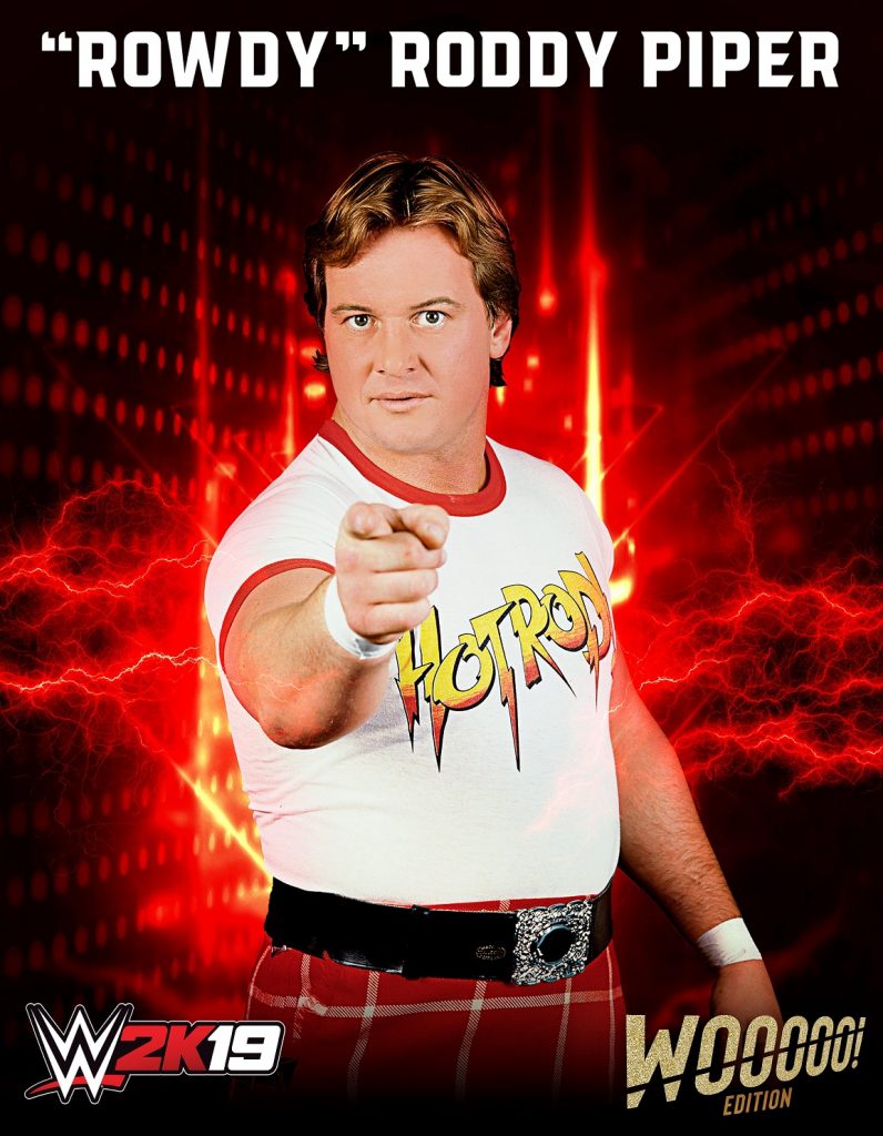 WWE2K19 Roster Rowdy Roddy Piper-Gamersrd