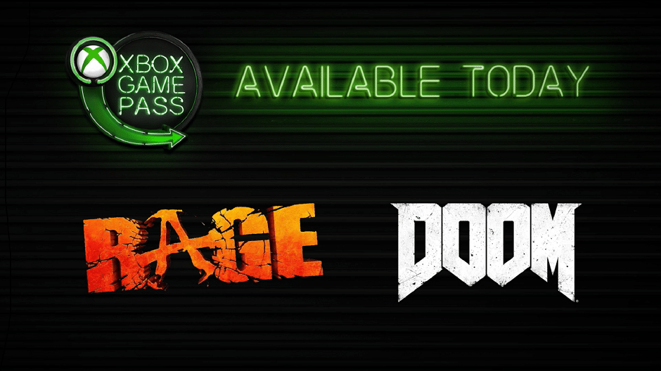 RAGE y DOOM ya están disponibles para Xbox Game Pass