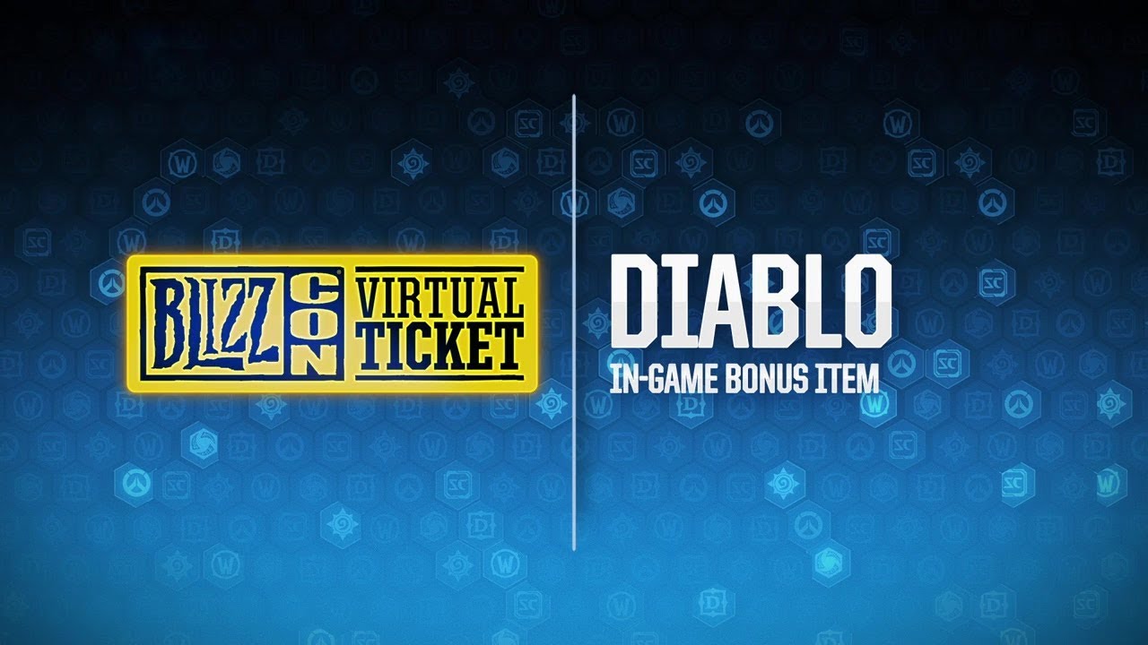 BlizzCon 2018 Virtual Ticket - Diablo In-Game Item Reveal-GamersRD
