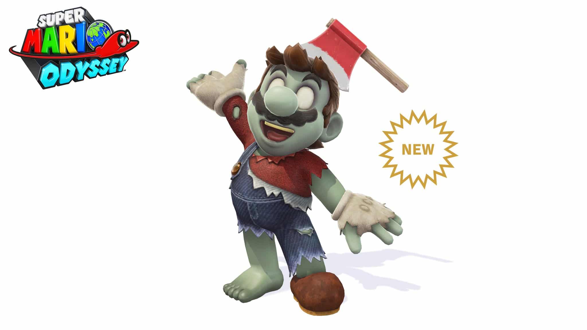 Nintendo convierte a Mario en zombie para celebrar Halloween