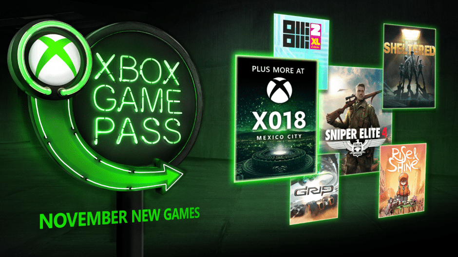 Nuevos juegos llegarán a Xbox Game Pass en Noviembre