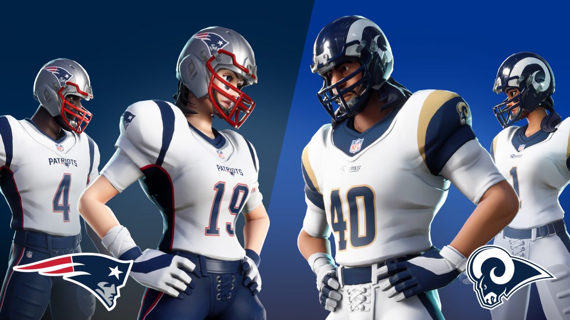 Fortnite añadirá skins de Patriots y LA Rams por el SuperBowl. - 1152 x 648 jpeg 114kB