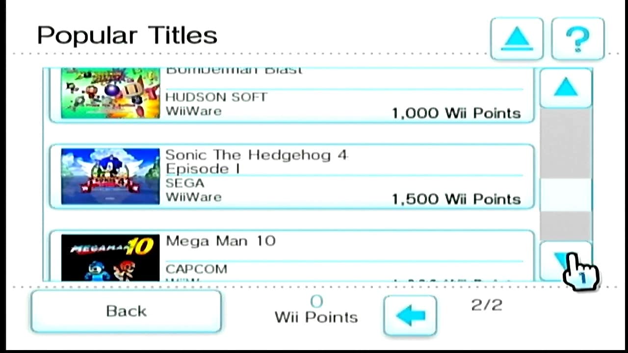 Wii Shop Channel, Nintendo, Wii