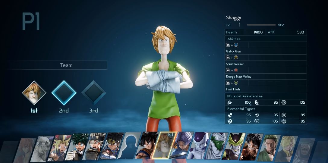 Shaggy, Jump Force, PC, PS4, Xbox One, GamersRD