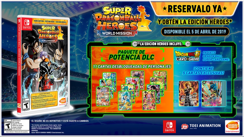 Super Dragon Ball Heroes World Mission, Hero Edition, GamersRD