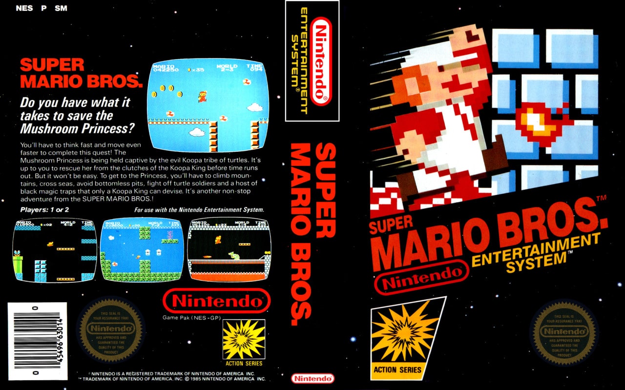 Cartucho-Super Mario Bros.