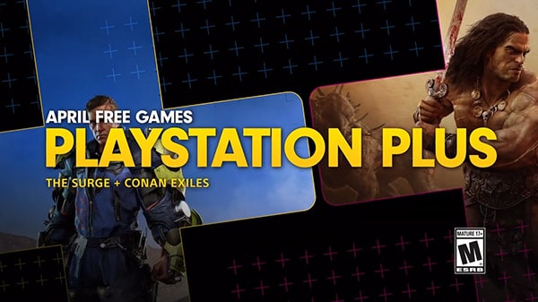 Playstation, Playstation Plus, Conan Exiles, The Surge, PS4