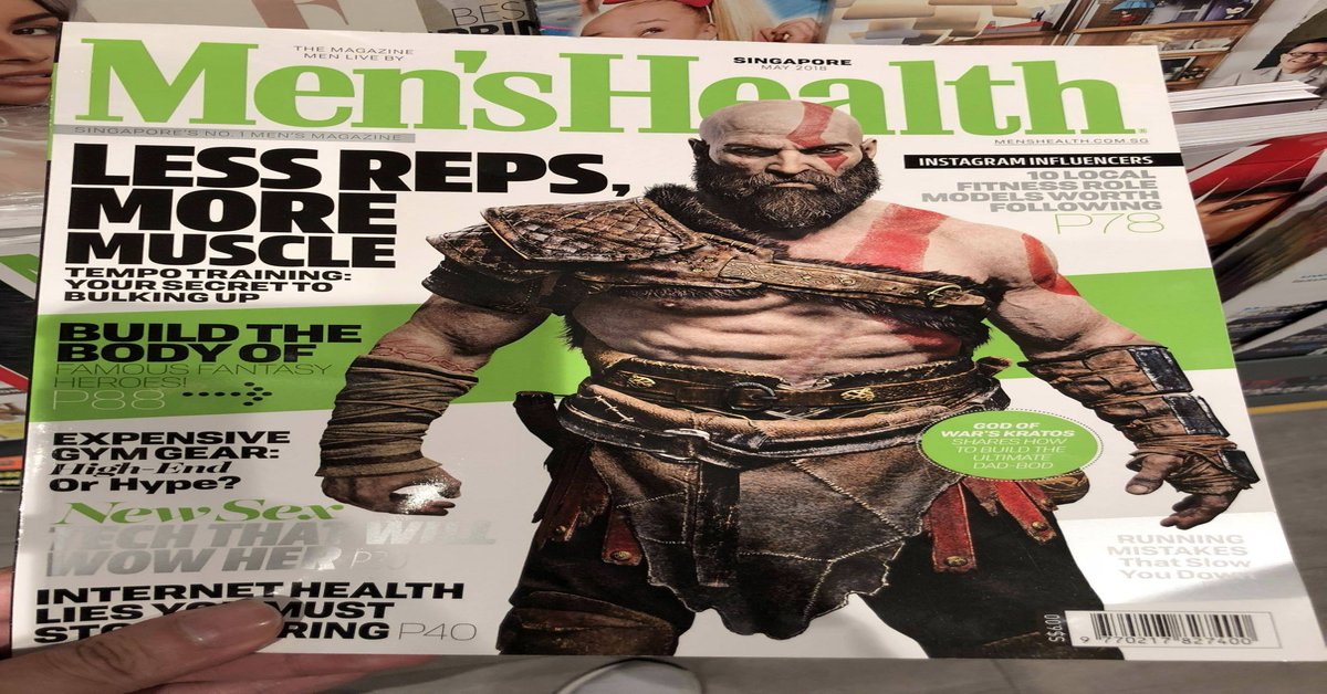 Kratos aparece en la portada de la revista Men’s Health, 1-GamersRD