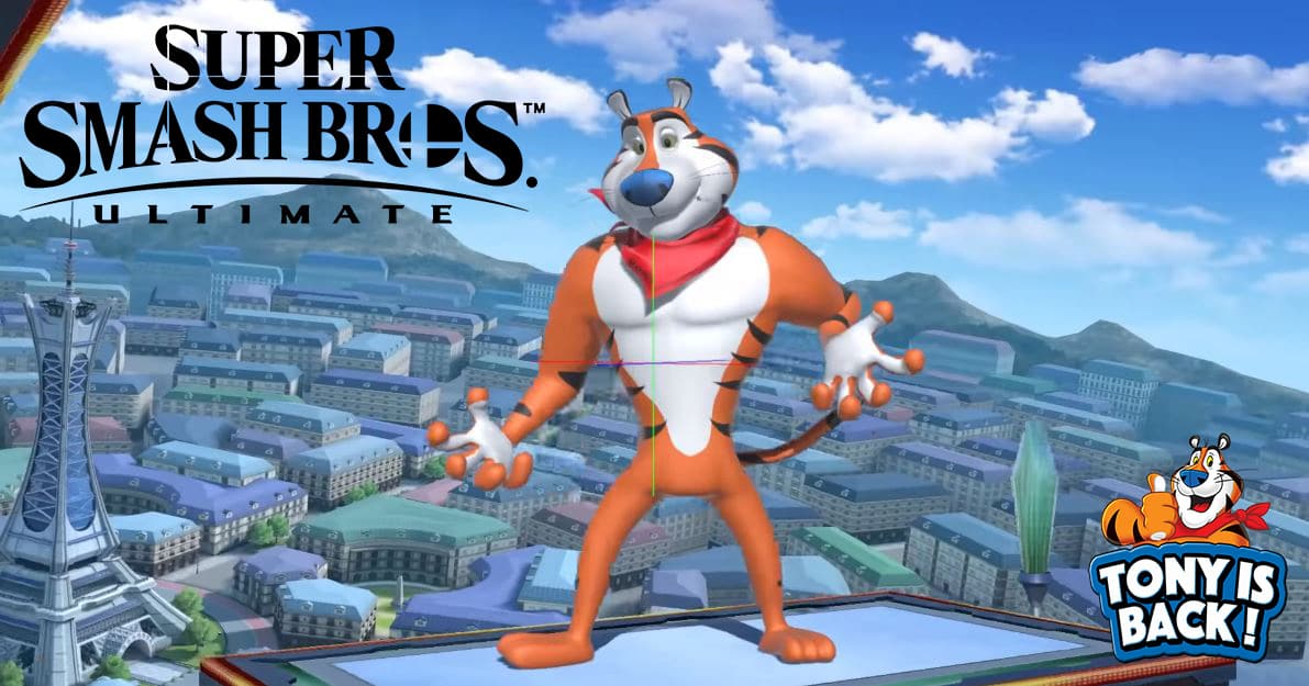Tony the Tiger de Frosted Flakes llega a Super Smash Bros. Ultimate gracias a un mod, GamersRD