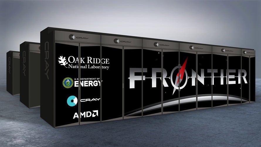 Frontier, AMD, supercomputer, GamersRD