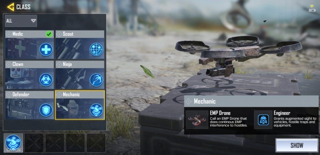 Mechanic EMP Drone, Engineer, Call of Duty Mobile, Activision, GamersRD