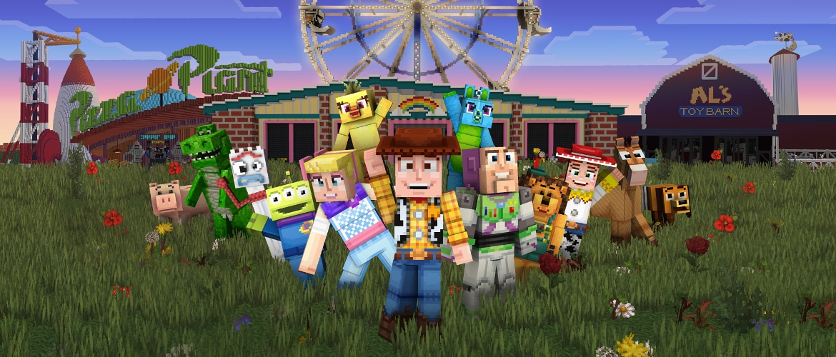Toy Story, Toy Story 4, Minecraft, Mojang, PS4, PS3, Xbox 360, Xbox One, PC, Nintendo Switch, moviles