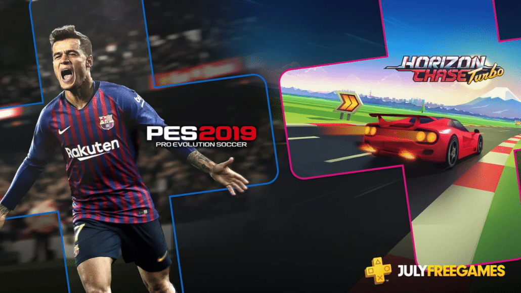 PES 2019 y Horizon Chase Turbo los juegos gratis de PlayStation Plus de Julio