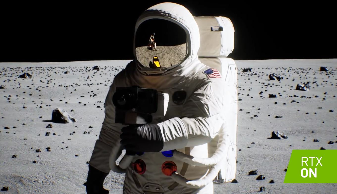 NVIDIA Apollo 11 Moon Landing Tech Demo ahora es compatible con el trazado de rayos en tiempo real, GamersRD